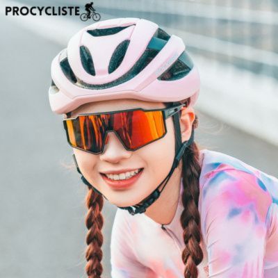 casque vélo femme elegant rose dégradé