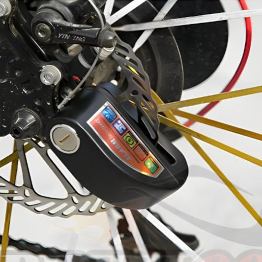 Cadenas pour vélo avec alarme sonore de 110 dB