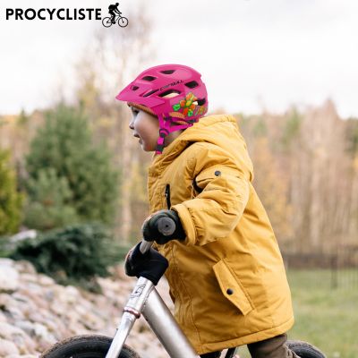 casque-vélo-enfant-rose-et-fleure